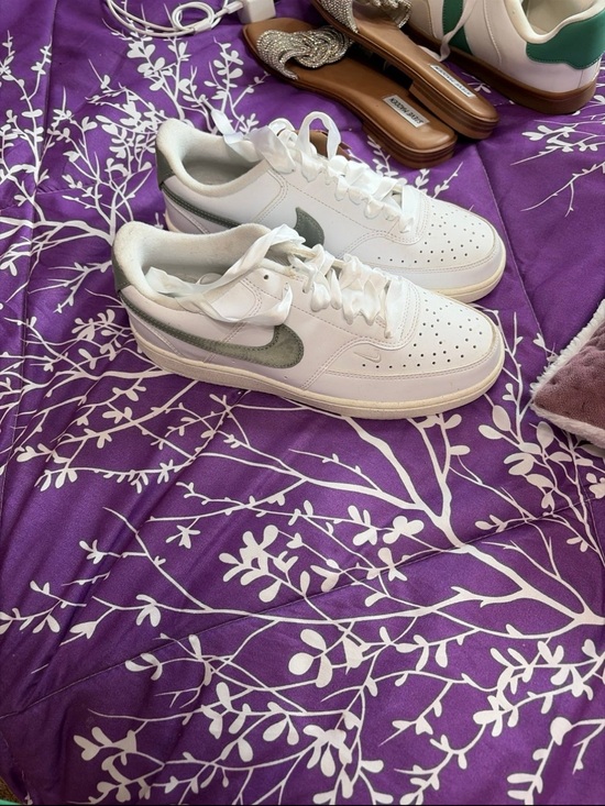 Nike Shoes - Nike White Sneakers with Green Swoosh brand new never worn outside 9 make offer!